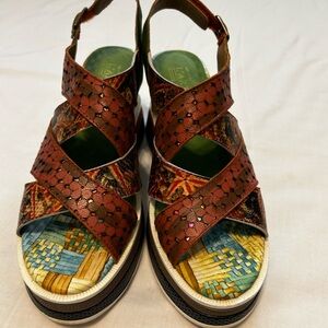 L’Artiste Colorful Strappy Sandals